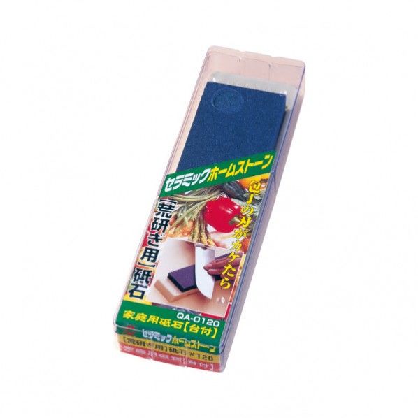 セラミック ホームストーン(台付)荒砥石 #120 175×55×16mm QA-0120 1点
