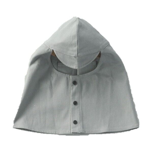 ウェルザ防炎頭巾(ツバ付き)グレー M WGS-61-M-M 1枚