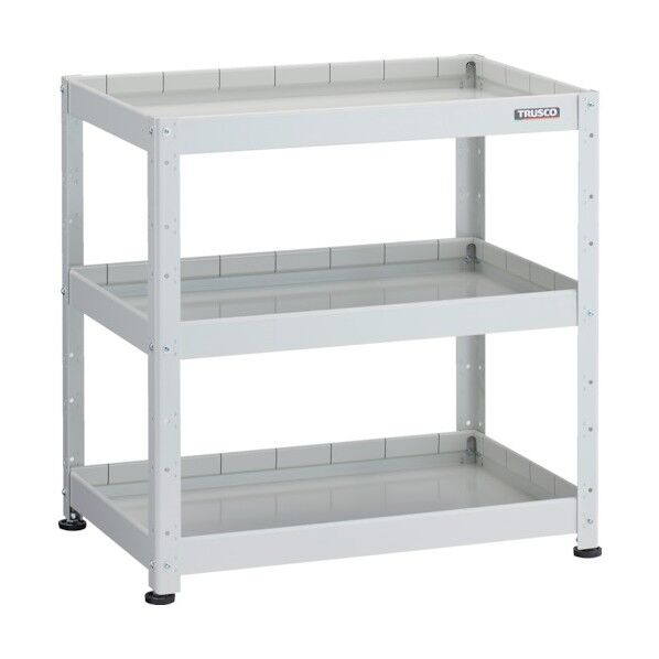 トラスコ(TRUSCO) バーディワゴン固定型 750X500 深3段 W色 BDW-R973F3-W 1点