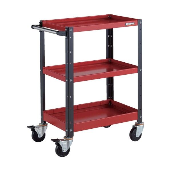 バーディワゴン 600X400XH880 浅2深1段 レッド/ブラック BDW-963F1-RBK 1点