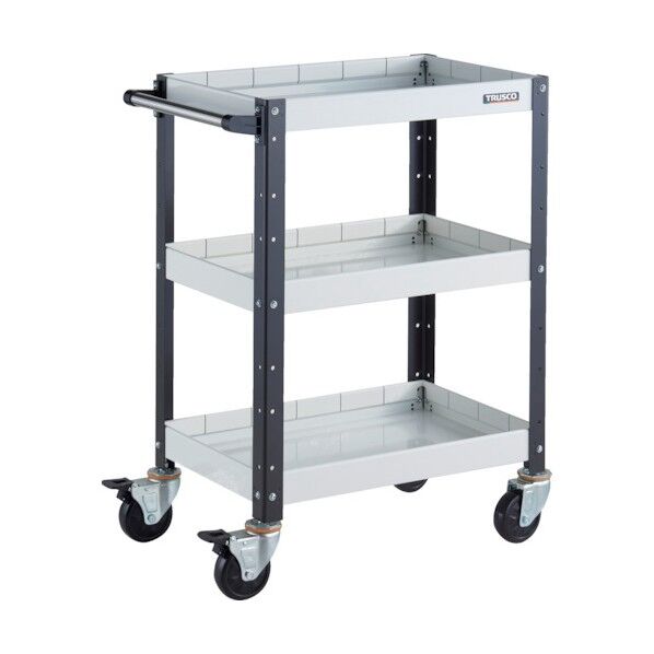 バーディワゴン 600X400XH880 深3段 ホワイト/ブラック BDW-963F3-WBK 1点