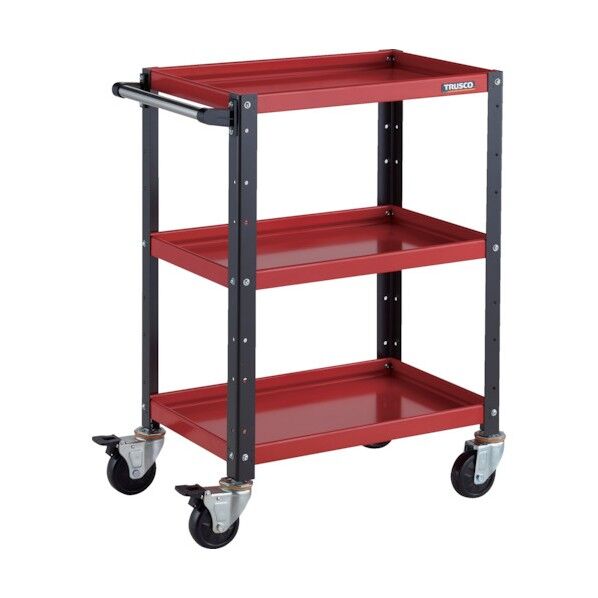 バーディワゴン 600X400XH880 3段 レッド/ブラック BDW-963-RBK 1点