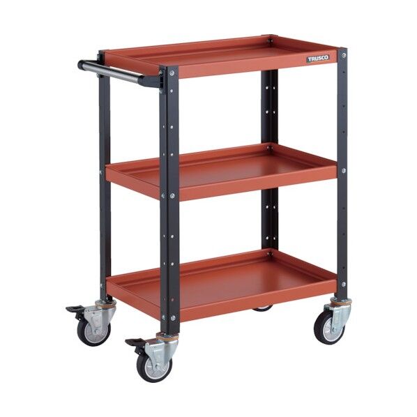 バーディワゴン 600X400XH880 ウレタン車輪 オレンジ/ブラック BDW-963U-ORBK 1点