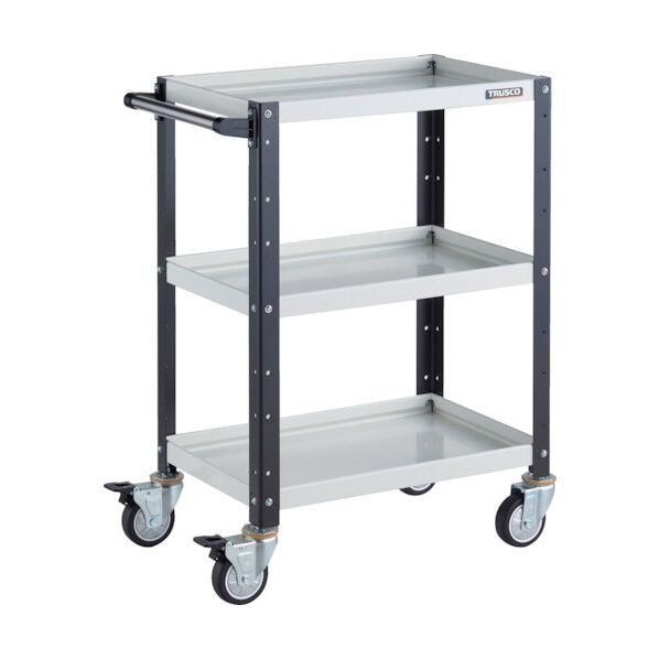 バーディワゴン 600X400XH880 ウレタン車輪 ホワイト/ブラック BDW-963U-WBK 1点