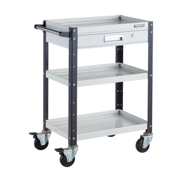 バーディワゴン 600X400 引出付 ホワイト/ブラック BDW-963V-WBK 1点