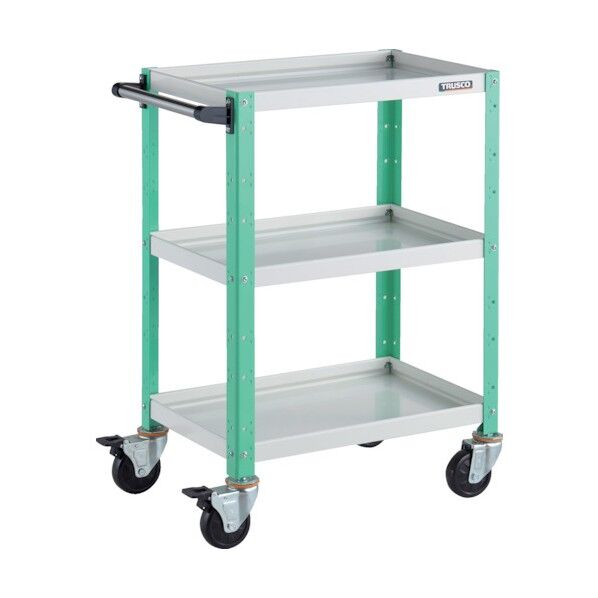 バーディワゴン 600X400XH880 3段 ホワイト/ヤンググリーン BDW-963-WYG 1点