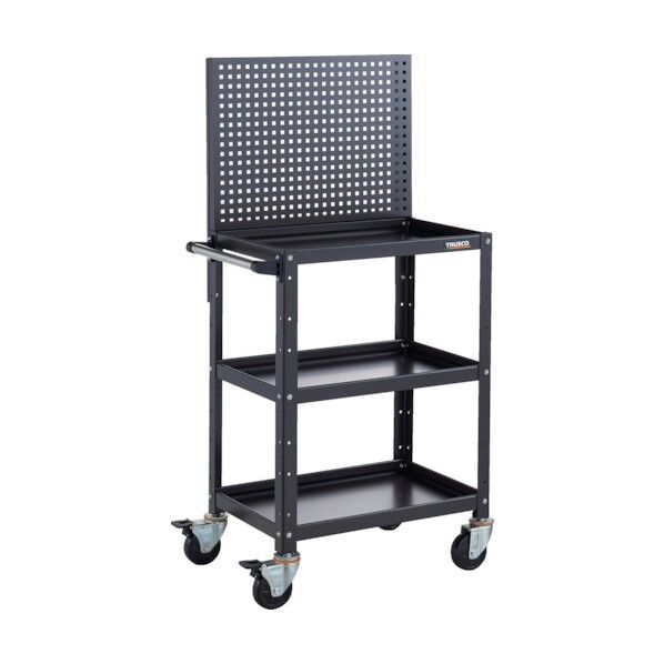 バーディワゴン 上部パンチングパネル付 600X400X1330 ブラック BDW-P963-BKBK 1点