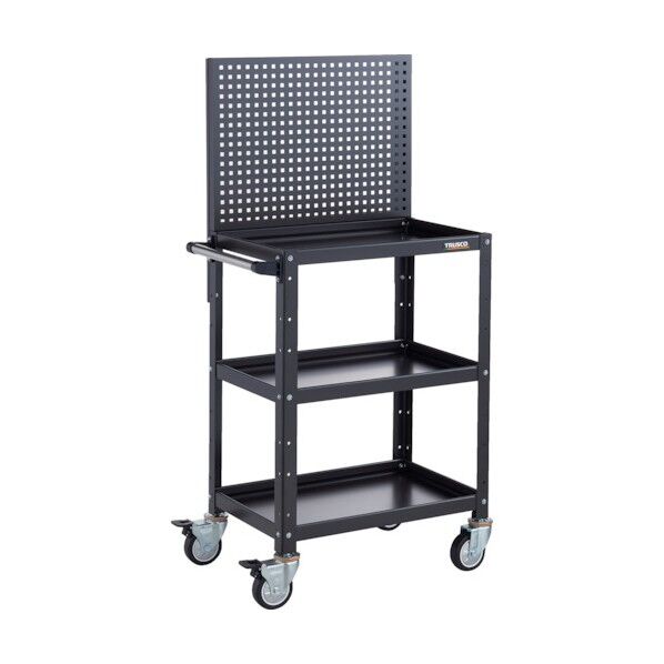 バーディワゴン 上部パンチングパネル付 600X400X1330 ブラック BDW-P963U-BKBK 1点