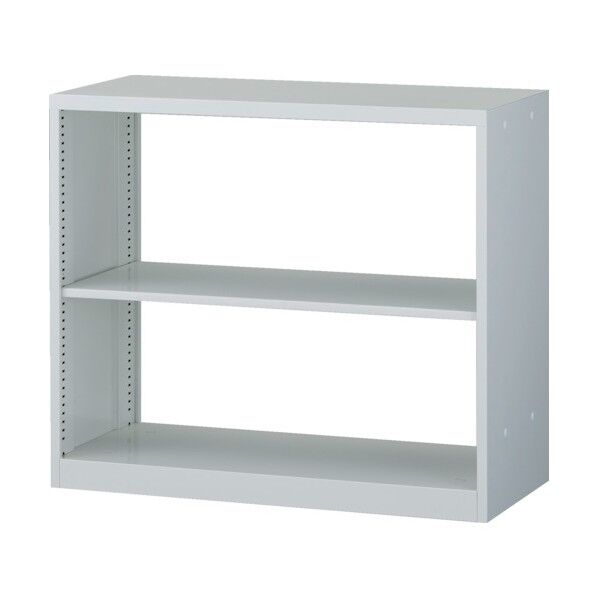 ユニット型壁面書庫 D400 両面オープン H780 W色 アジャスタ付き UFOBW-7B 1点