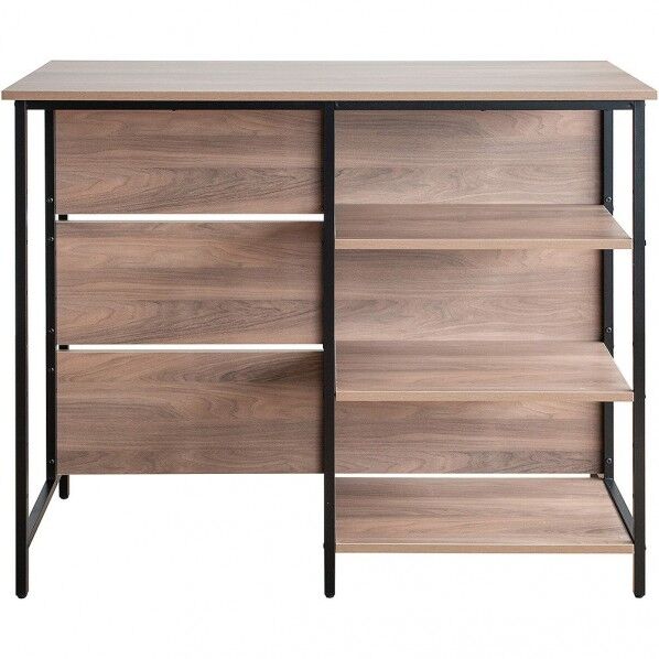 宮武製作所 キッチンカウンターテーブル Salus(サルース) ブラウン 幅120×奥行き60×高さ100cm ブラウン KNT-1260_BR 1台...