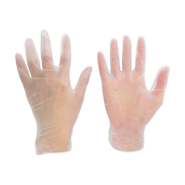 使い捨て塩化ビニール製手袋(100枚入)