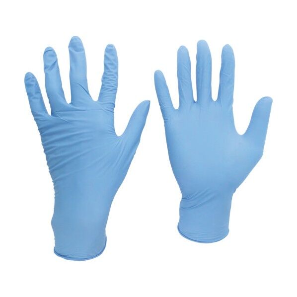 ディスポタイプ ニトリル製ソフト手袋 Lサイズ VERTE-780-N-L 100枚