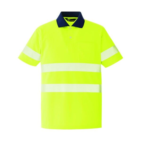 高視認半袖ポロシャツ