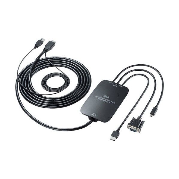 サンワサプライ マルチ入力HDMI変換コンバータ VGA-CVHDMLT 1点...