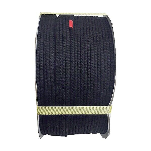 ビニロン金剛打ドラム巻 黒 5mm×200m 1巻