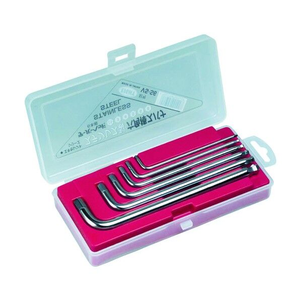 六角棒スパナステンレス製テーパーヘッドセミロングセット VS-S6 1S