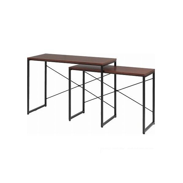 アンセム ネストデスク anthem Nest Desk ブラウン 大100×45×72cm 小90×38.5×63.5cm ANT-3193BR 1台