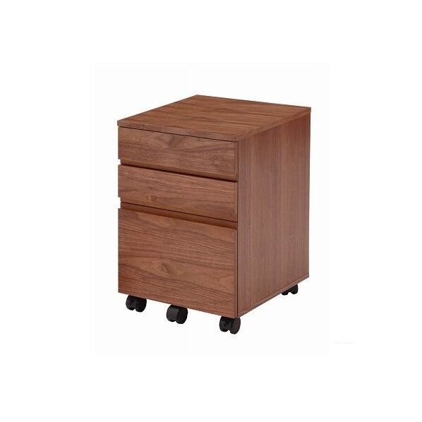 Walnut Desk Chest(デスク用チェスト) 40×45×62.5cm K-2315BR 1台