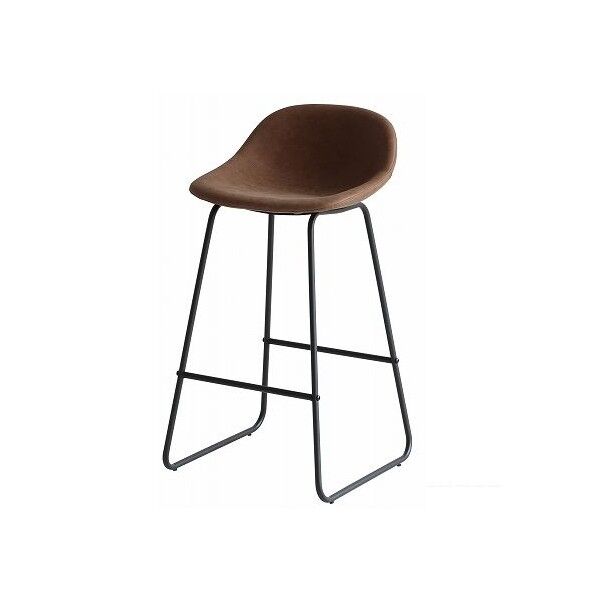 Cheri Bar Stool(バーチェア) ブラウン 49×49×91.5cm ST-3264BR 1台