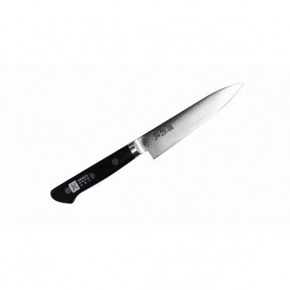 堺翁流 日本鋼ペティ 黒合板柄 120mm OSJ120 1本