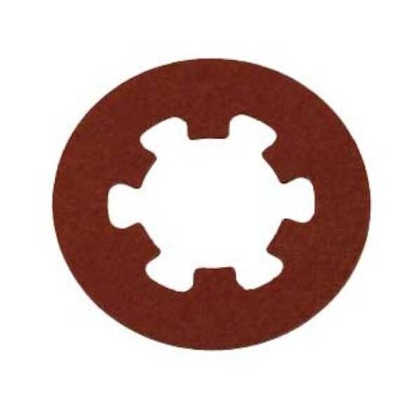 ファイバー ワッシャー(赤・組込 鉄 生地