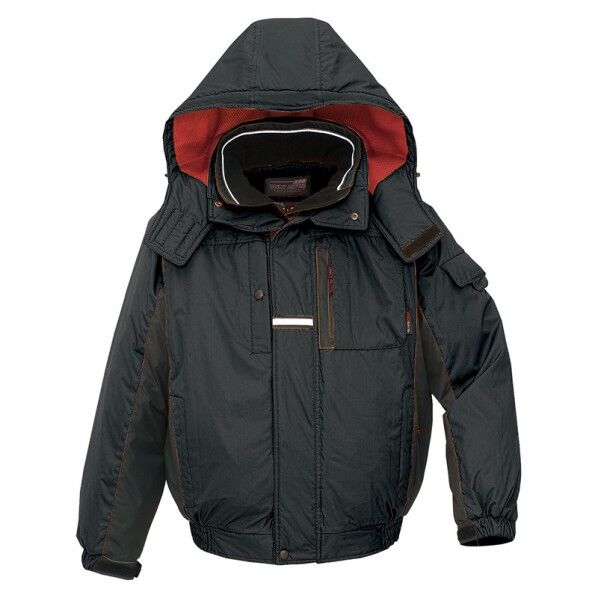 防寒ブルゾン(男女兼用) 010ブラック M 6061 1点