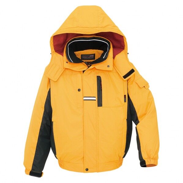 防寒ブルゾン(男女兼用) 019イエロー×ブラック M 6061 1点