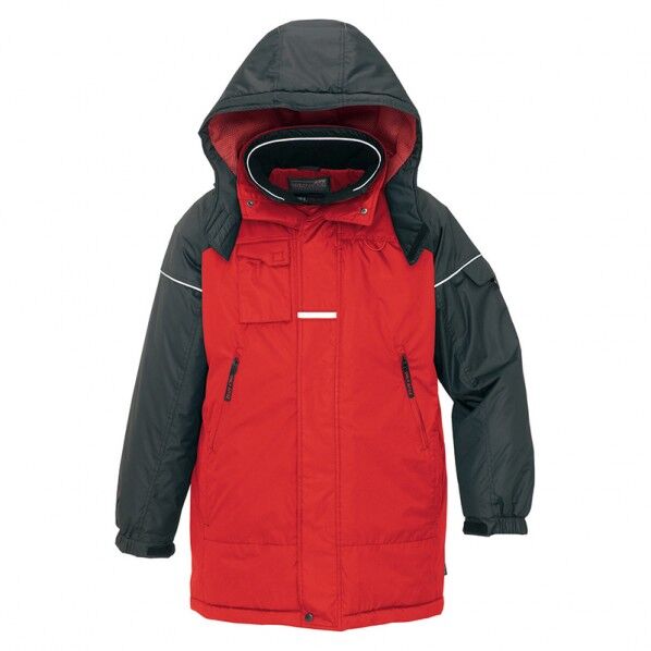 防寒コート（男女兼用） 009レッド×ブラック S 6060 1