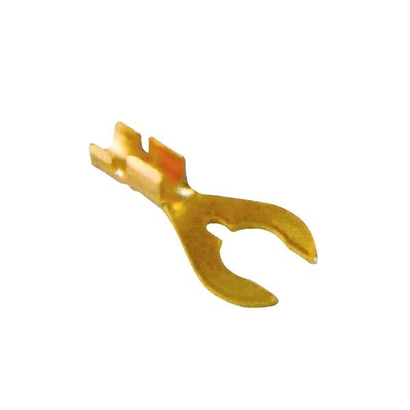 矢崎総業 クワ型端子LE104内径4mm (7010-3015) Y55 100個