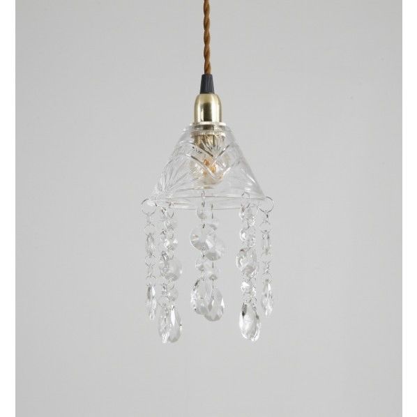 クリスタルシャンデリア シェード013 Φ12×h24cm CLS-013-S 1個