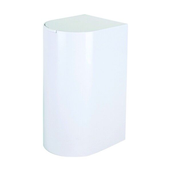 マーナ SLIM トイレポット 約幅8×奥行10.3×高さ16.5cm ホワイト 1...