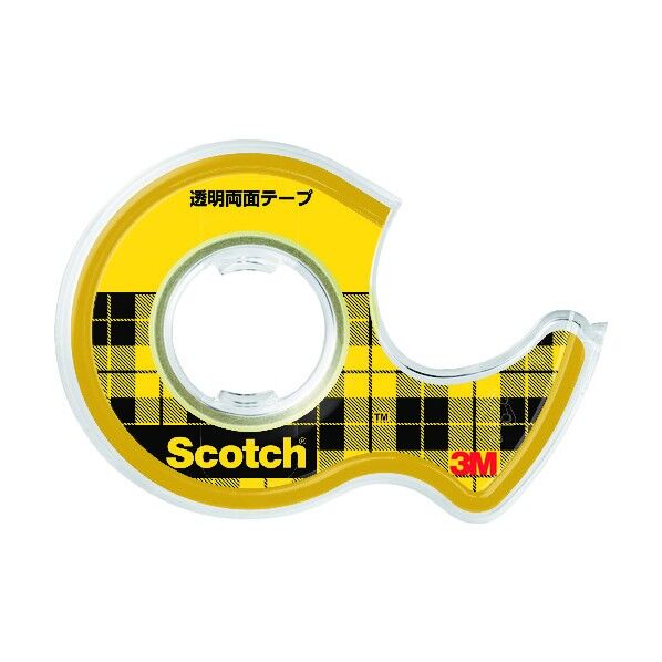 スコッチ 透明両面テープ 小巻 12mm W-12 便利グッズ(文具・OA機器) W-12 1個