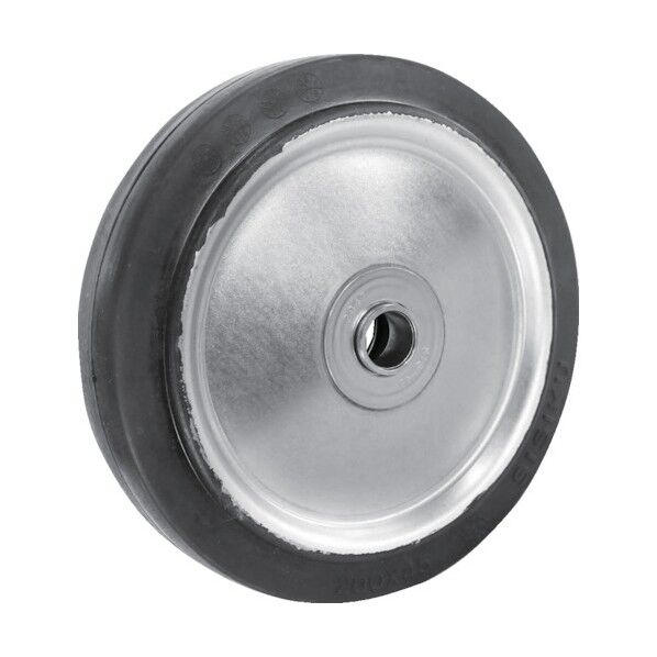 プレート式キャスター(プレス製ゴム車) 交換車輪