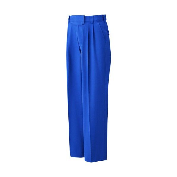 夏 ツータックパンツ ブルー色 115サイズ WA10484-4-115 1点