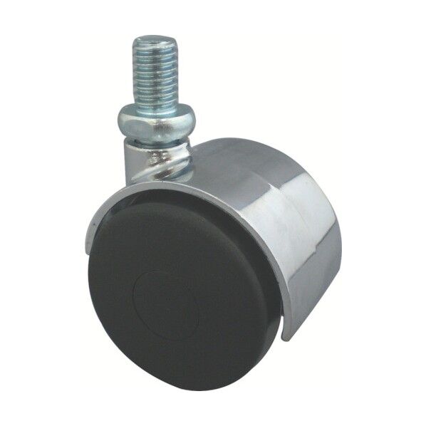 ねじ込み式双輪キャスター(ナイロン車) 自在