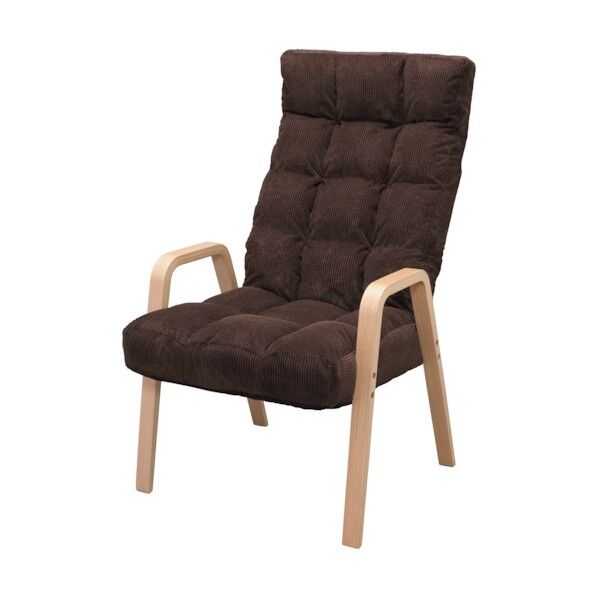 573493 ウッドアームチェア ブラウン WAC-L-T 1点