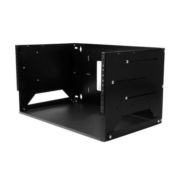 サーバーラック/4U/19インチ/2ポスト/垂直 壁掛け用/奥行調整幅:30~46cm/棚板付属/ネットワーク機器ラック WALLSHELF4U 1個