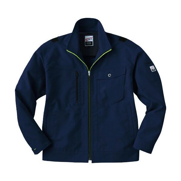 冬 長袖ブルゾン ネイビー色 XLサイズ WA21811-3-XL 1点