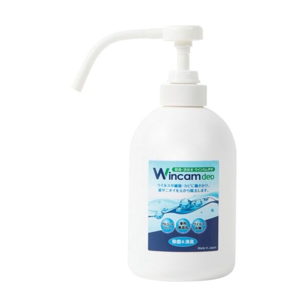 ウィンカム 除菌・消臭水 ウィンカムデオ500ml(ハンドプッシュボトル)100ppm WDEO-500H100 1点