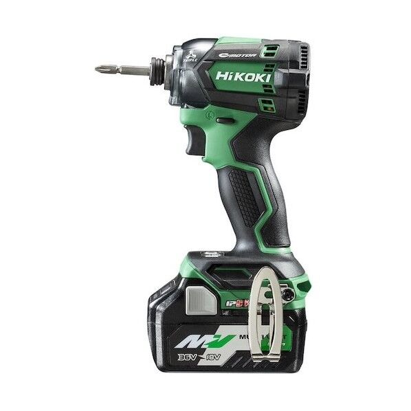 18V 充電式 インパクトドライバー 電池2個、充電器、ケース付 ビット別売り アグレッシブグリーン WH18DC (2XP) 1台