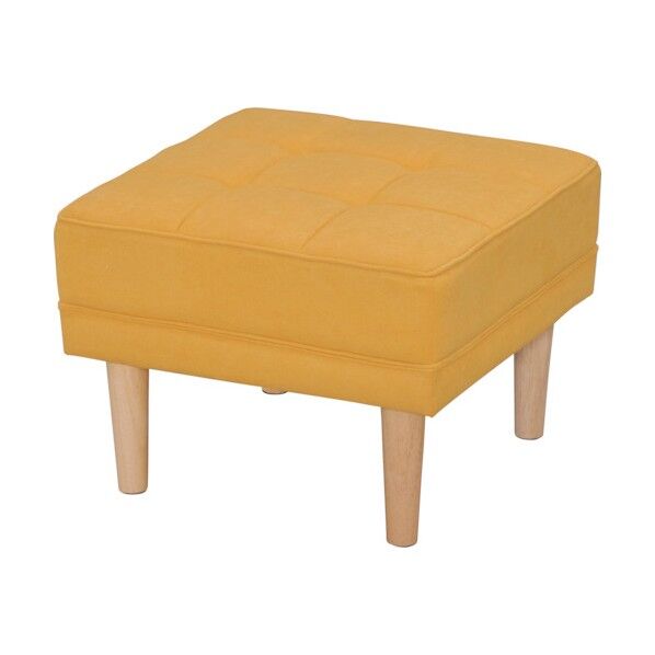 アイリスオーヤマ 100993 オットマン マスタードイエロー WFS-OT-Y 1台...