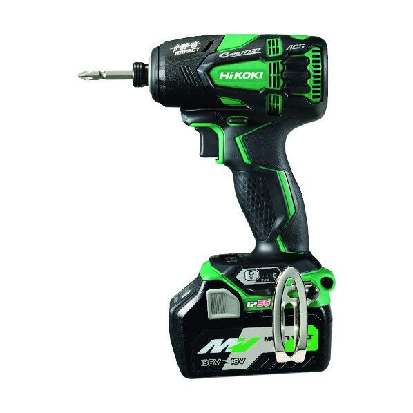 18V/14.4V コードレス静音インパクトドライバ 1.6(蓄電池BSL36A18装着時)kg アグレッシブグリーン WHP18DBL(2LXPK)