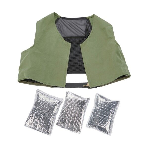 アイシングベスト前面コットンタイプ 保冷剤3個セット