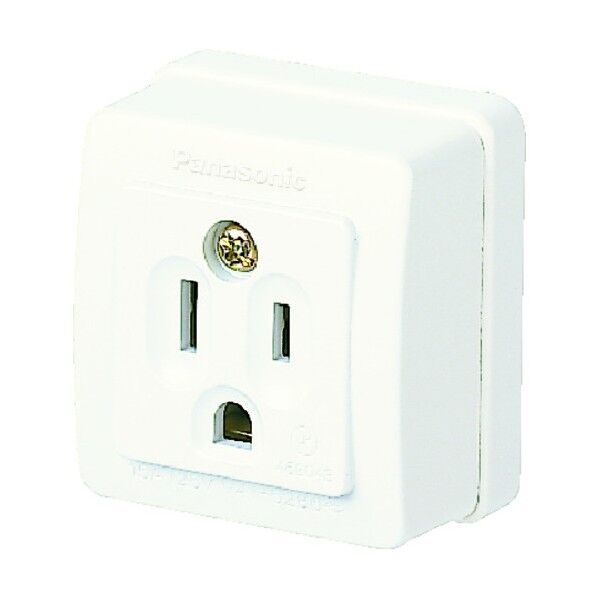 接地角型コンセント WK3001WP 1点