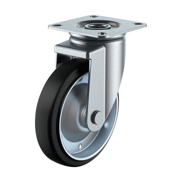 産業用キャスター自在車 150径ゴム車輪 WJ2-150-P 1点