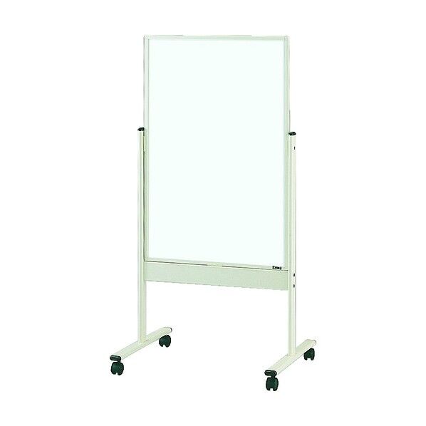 ニューホワイト案内板ホワイトボード双輪キャスター付900X600