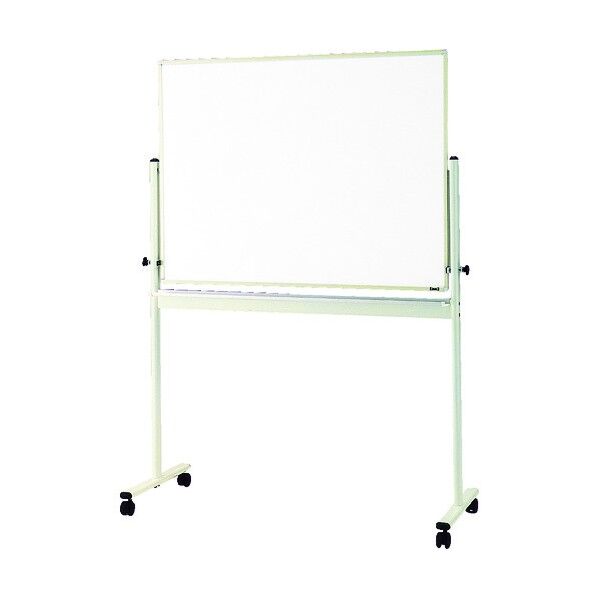 片面移動ボード(白暗線付・スチール製ホワイトボード)