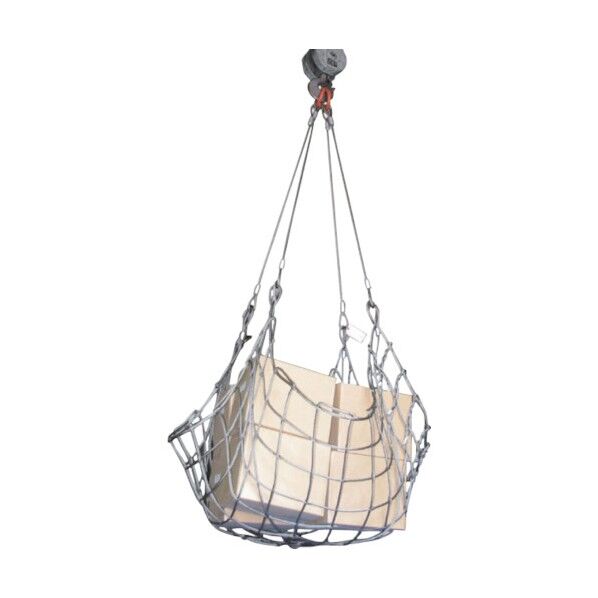 ワイヤモッコ リング付 12×9×120目×2M角 WRM120X2 1点