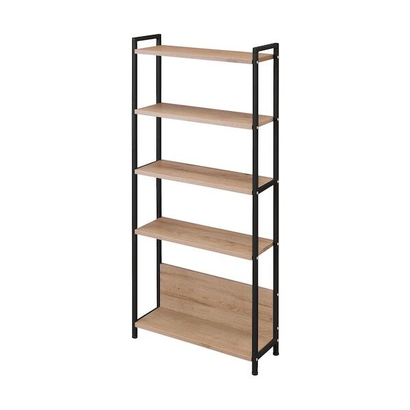 288582 ウッドスリムラック ブラック/アッシュブラウン WSR-523-ABR (288582) 1点