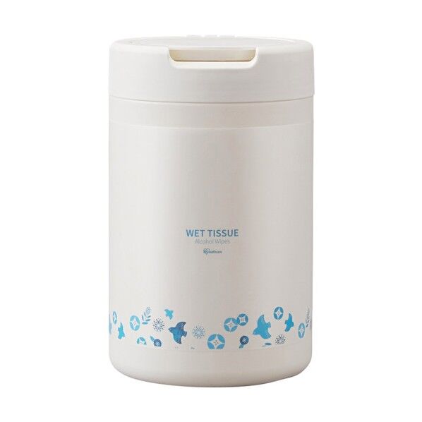 アイリスオーヤマ 除菌ができるウェットティッシュ ボトル アルコールタイプ 100枚 WTB-100A 1点...